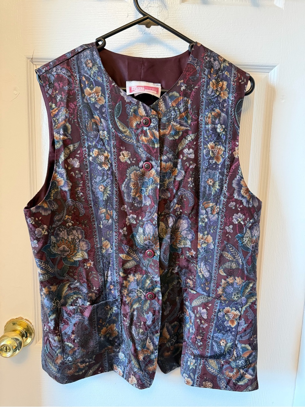 Vintage Functionals Fitted Funky Vest